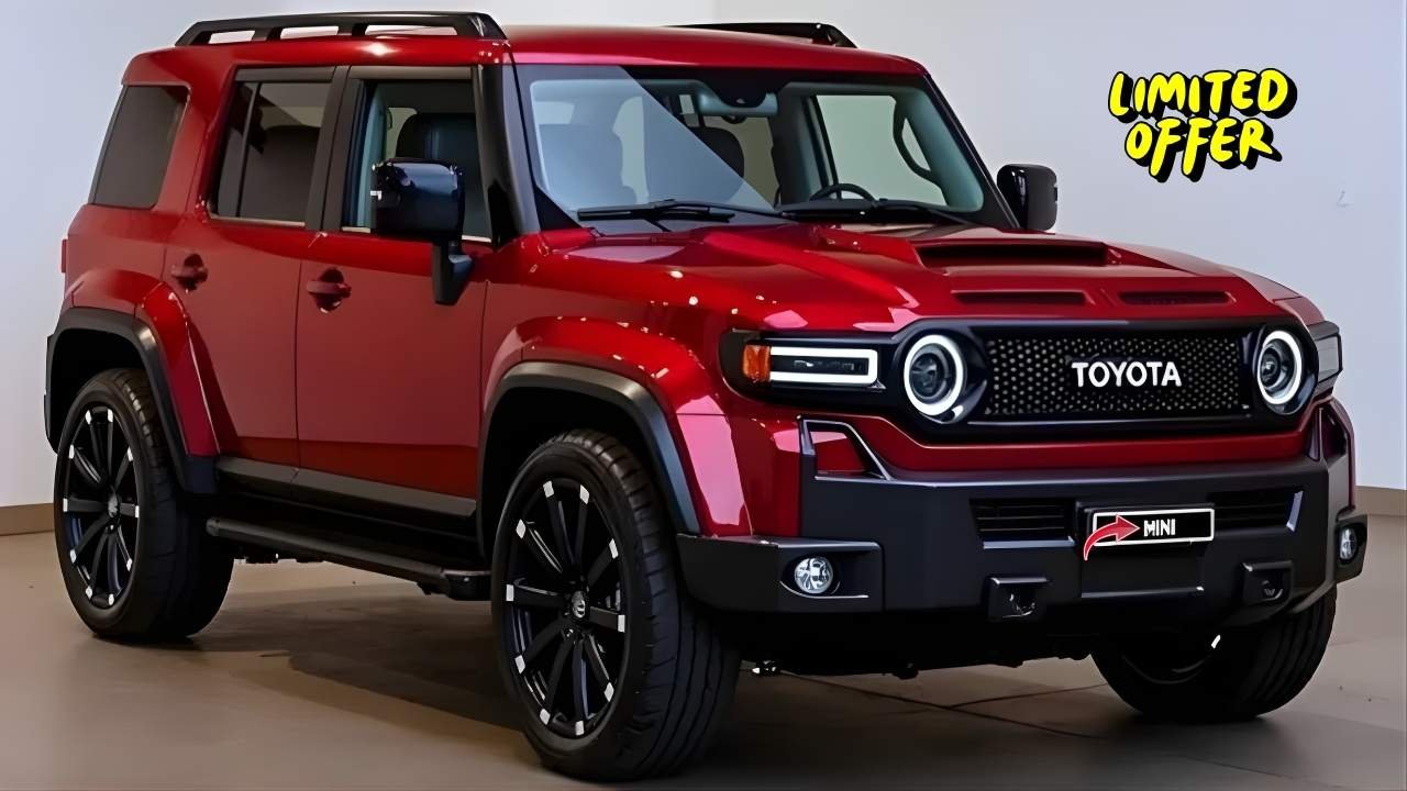 2026 Toyota Mini Land Cruiser Launch – Powerful 2.8L Diesel, 4×4 & Sunroof