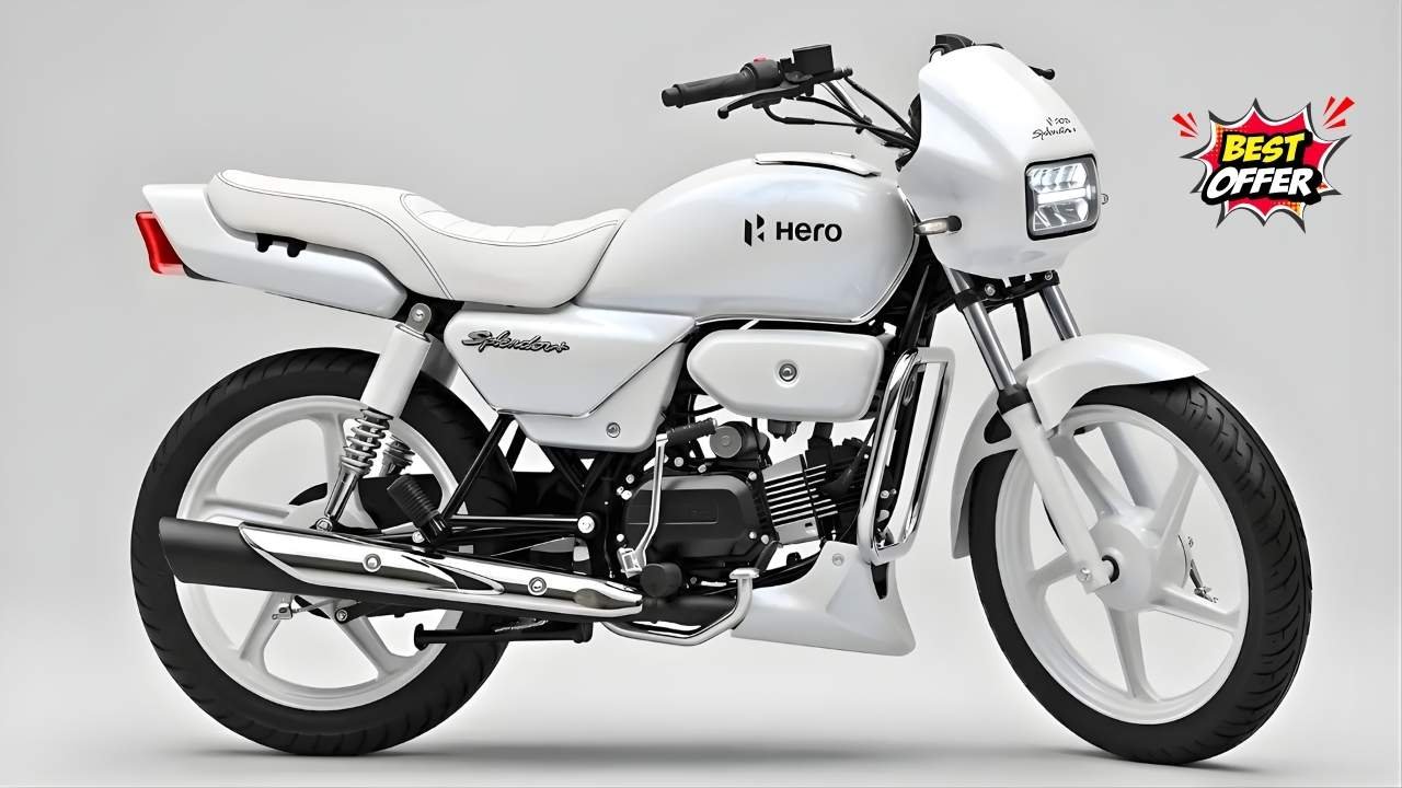 Hero Splendor Plus 2025 Launched Fuel-Efficient 97cc-125cc Bikes with 70 KML & Affordable EMIs