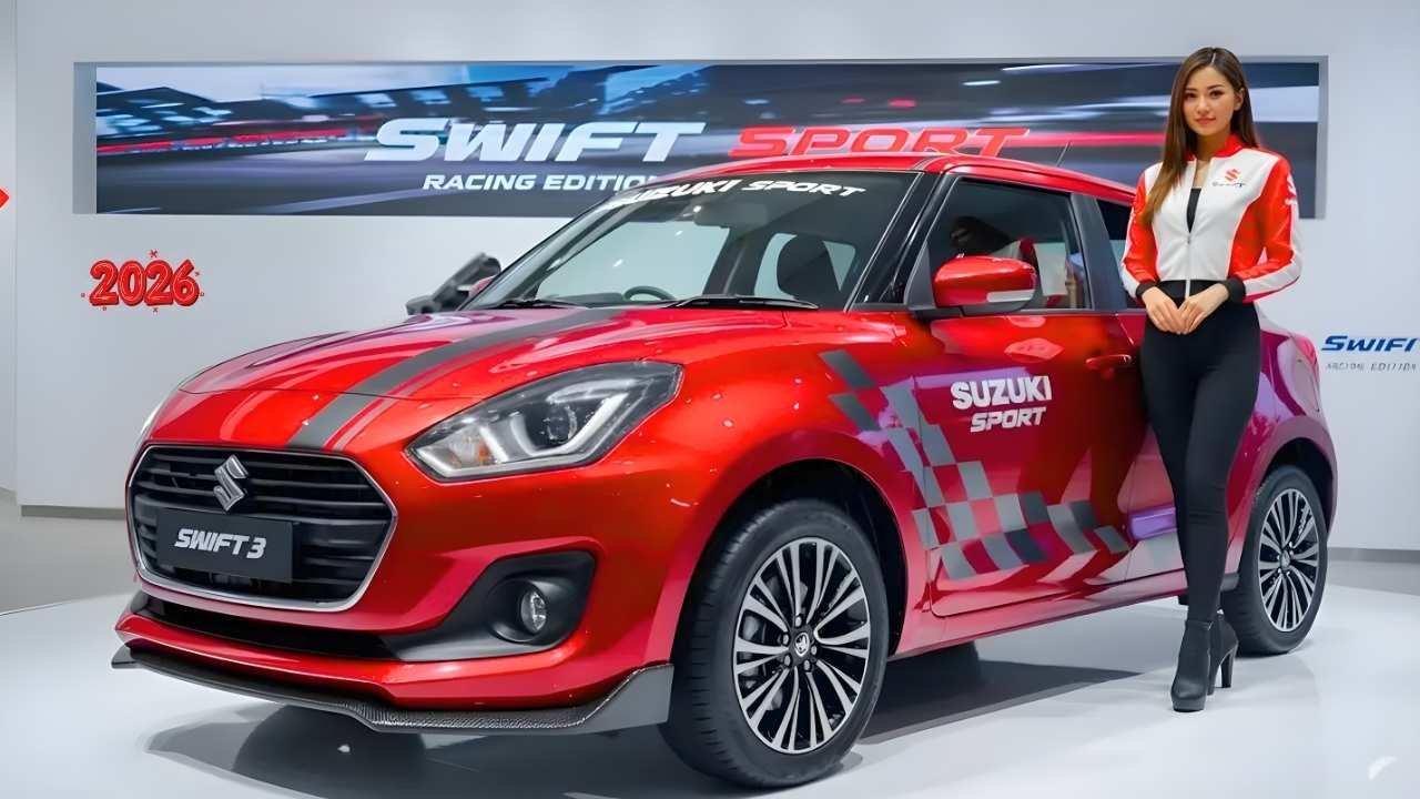 Maruti Swift 2026 Revealed Turbo Petrol Power, 34 KMPL Mileage & Smart New Features