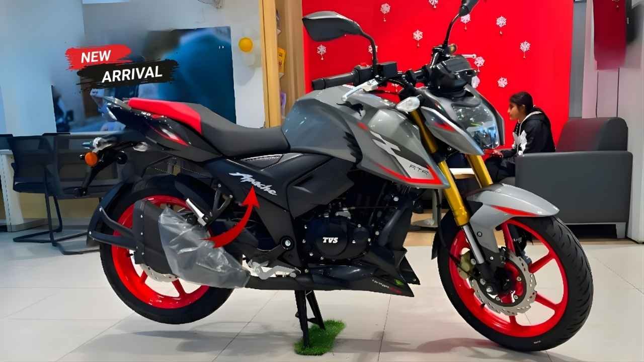 New TVS Apache 160 4V Launched Sporty Performance, Advanced Features & Premium Design for Young Riders