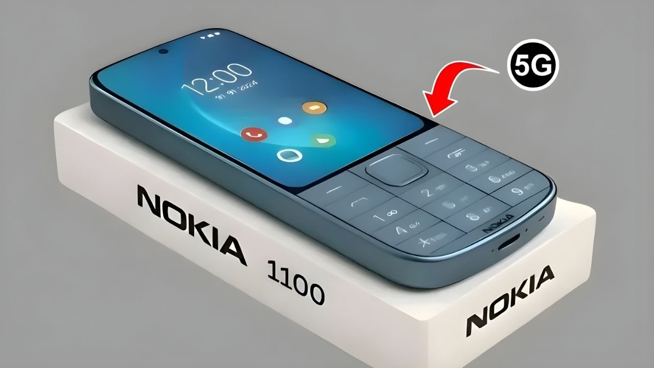 Nokia 1100 2025 Launch – 5G Phone with Long Battery Life and Updated Sleek Design