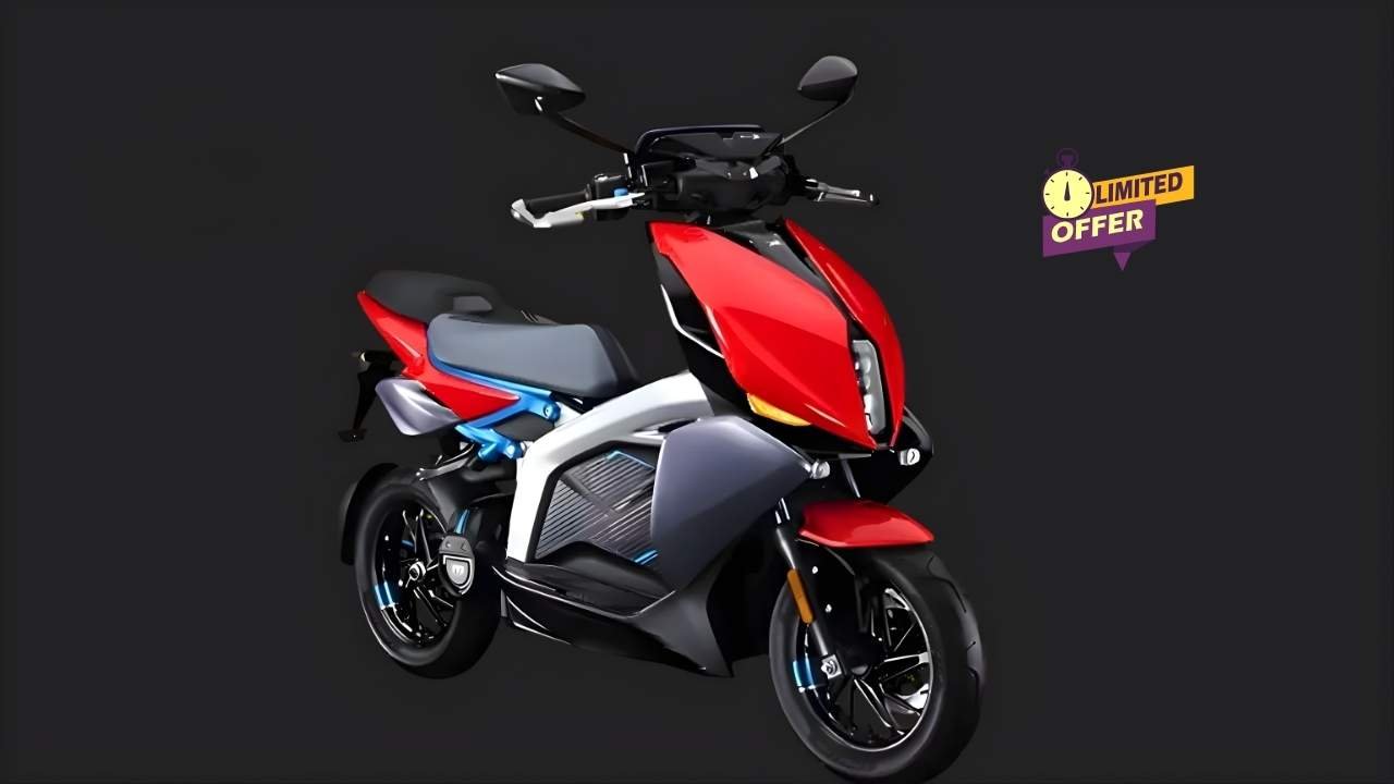 TVS X Smart Electric Scooter Launched with 300km Range, ₹1 per 50km Running Cost